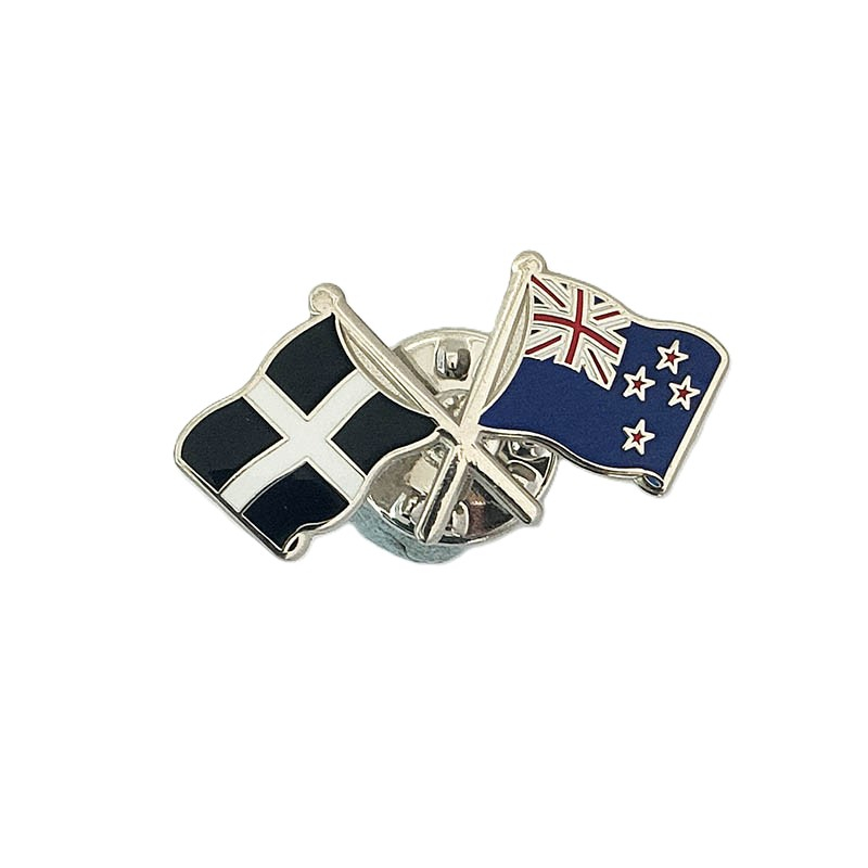CORNWALL - NEW ZEALAND FRIENDSHIP BADGE