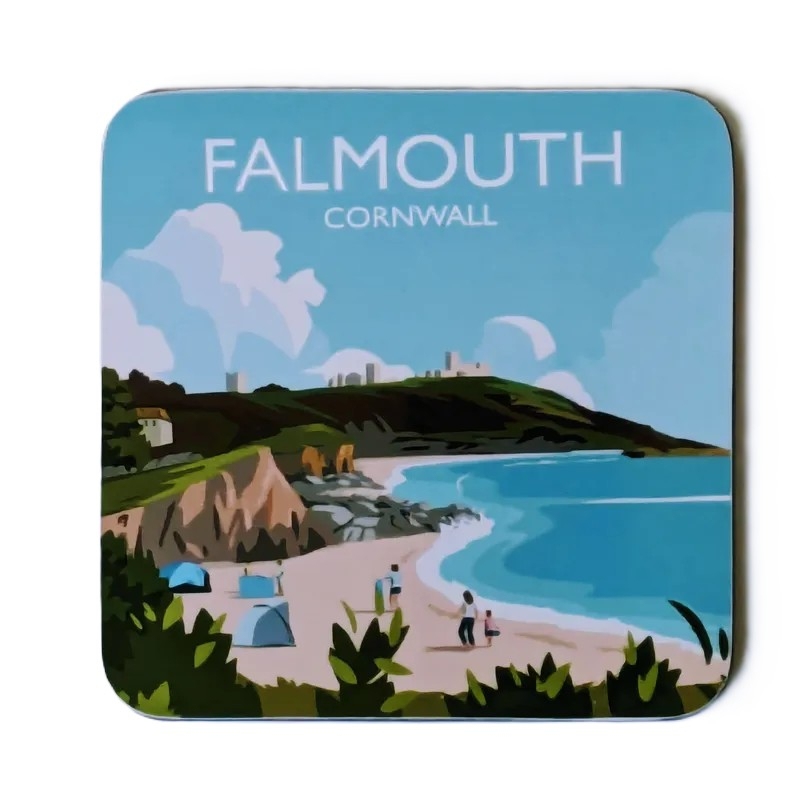 FALMOUTH SCENE MELAMINE COASTER