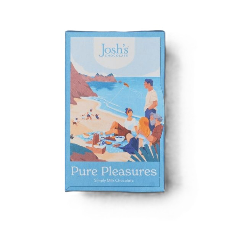 JOSH'S PURE PLEASURES GIGANTIC CHOCOLATE BUTTONS